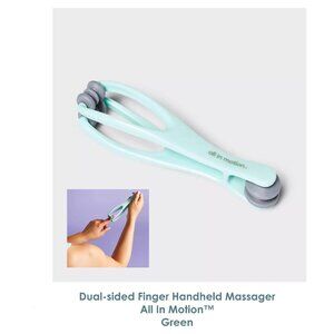 Dual-sided Finger Handheld Massager, Green - All In Motion™